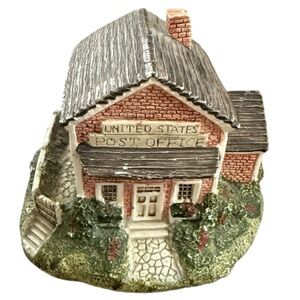 Vintage Ron Gordon River Road Collection 1987 Post Office Building Figurine
